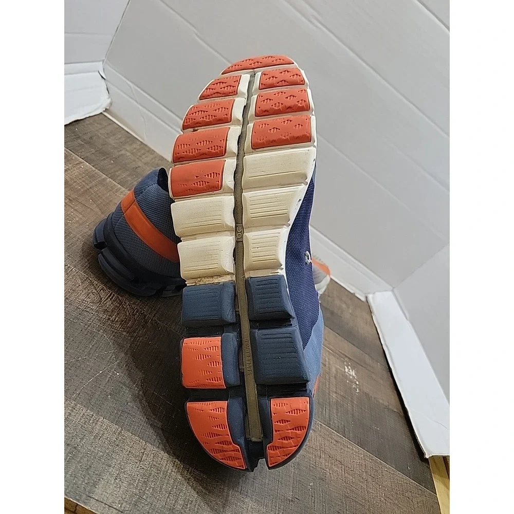 On Cloud Flow Shoes Mens 12 Blue Orange Running Gorpcore Sneaker 35.99237